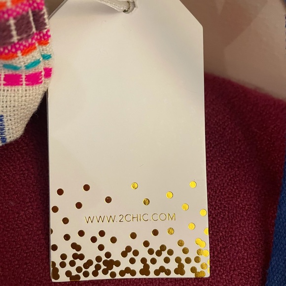 Phone purse. Festive canvas design. NWT. - Picture 2 of 4